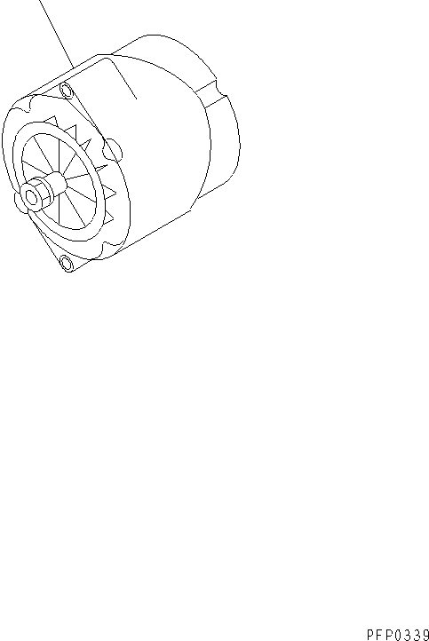 Komatsu parts book diagram for S6D102E-1AA S/N 21180000-UP: ALTERNATOR (55A)(#21180000-21210556)