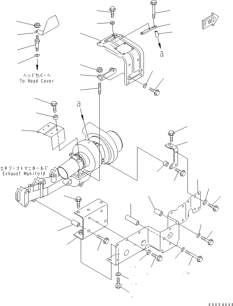 Engines Komatsu / S6D102E-1C-6C S/N 26200163-UP(s6d102oc) / HEAT SHIELD(#26285253-)(030350 : A1570-01G0)