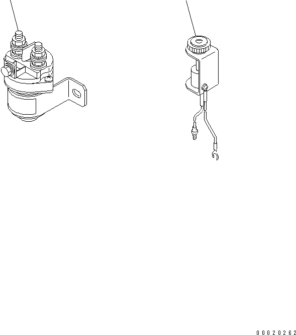 Engines Komatsu / S6D105-1AH S/N 94066-UP(s6d1056r) / HEATER SWITCH AND HEATER SIGNAL(180050 : 0631)