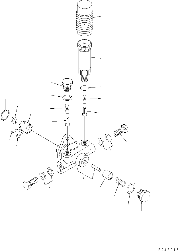 Engines Komatsu / S6D105-1WW S/N 63244-UP(s6d1057r) / FUEL INJECTION PUMP (FEED PUMP)(120170 : 0482)