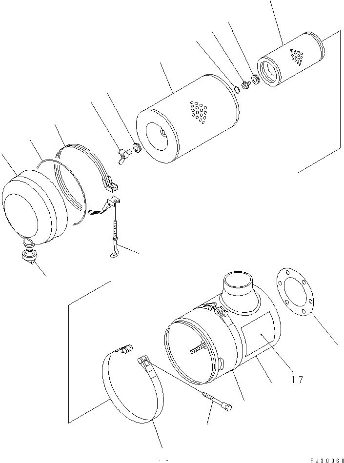 Komatsu parts book diagram for S6D105-1EE S/N 76583-UP: 
