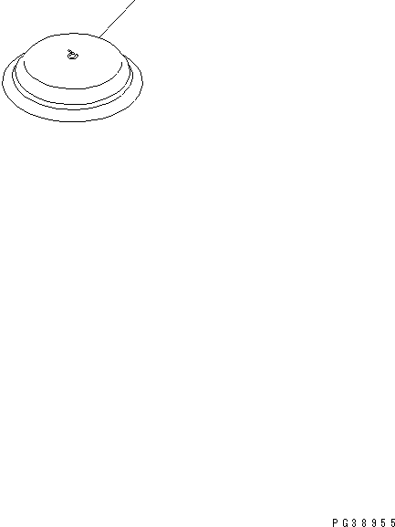 Komatsu parts book diagram for S6D108-1C-6 S/N 10001-UP: AIR CLEANER CAP