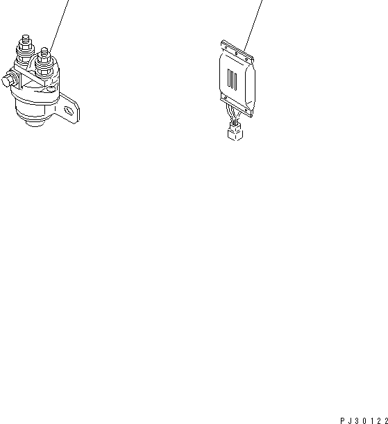 Engines Komatsu / S6D110-1A S/N 50195-UP(s6d110-r) / HEATER SWITCH AND TIMER(180030 : 0631)
