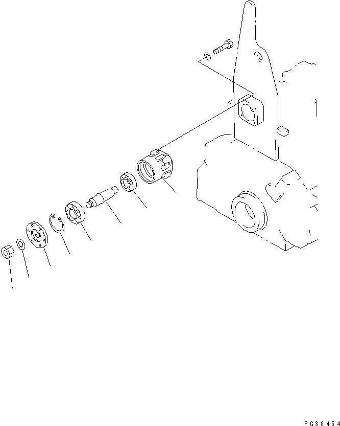 Engines Komatsu / S6D125-1AG S/N 51975-UP(s6d1258r) / FAN DRIVE(030620 : A5060-A3A2)