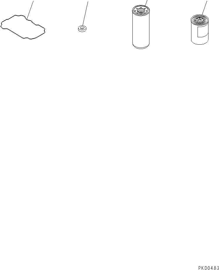 Komatsu parts book diagram for S6D125E-2L S/N 60863-UP: SPARE PARTS(#65504-67546)