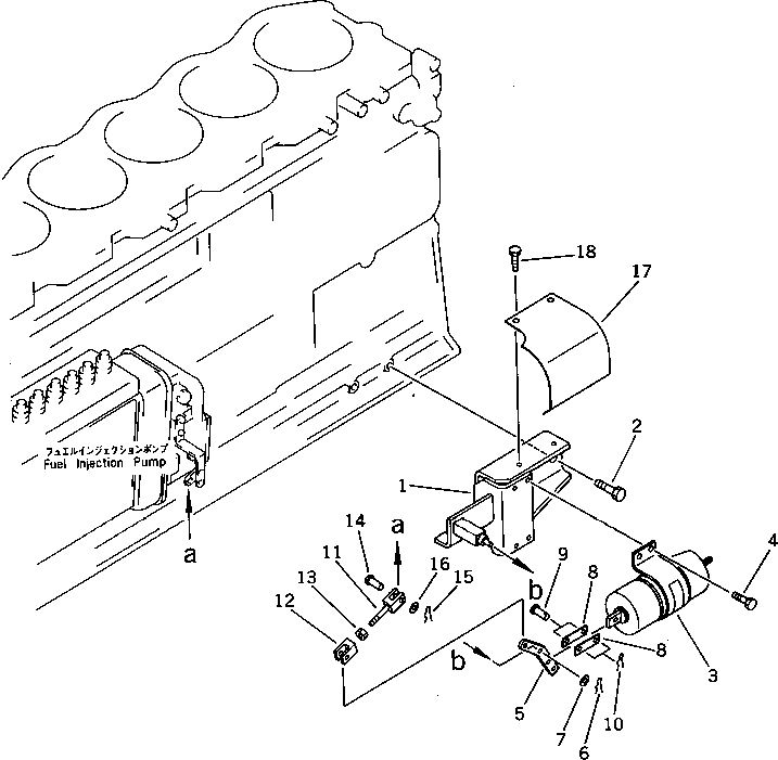 Engines Komatsu / S6D125-1Y-B S/N 19764-UP(s6d125qr) / SOLENOID AND MOUNTING(120020 : 0405)