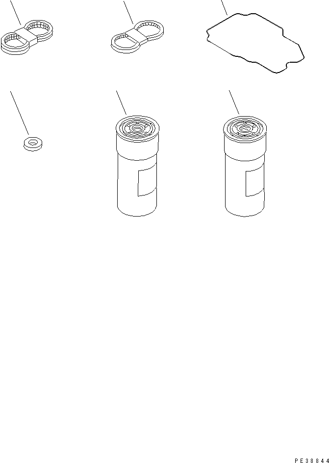 Engines Komatsu / S6D140-1W S/N 17626-UP(s6d1401c) / SPARE PARTS(#17626-19971)(030870 : A9020-A4A1)
