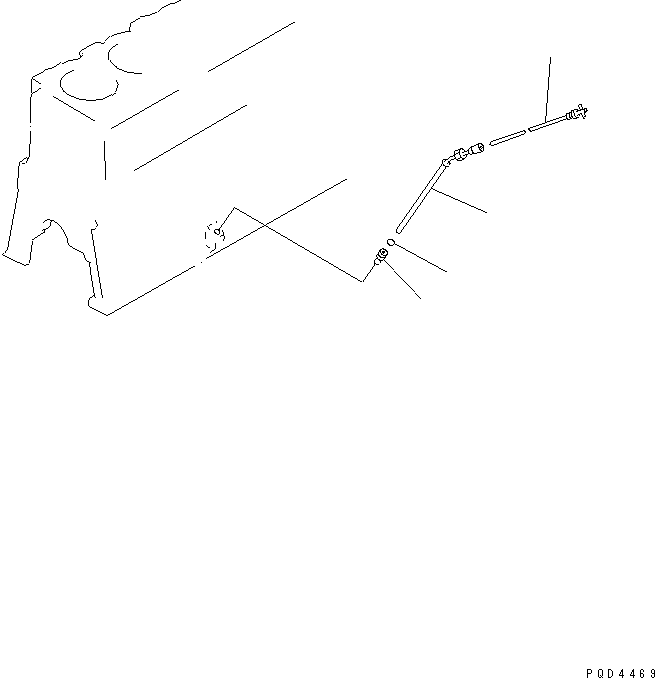 Komatsu parts book diagram for S6D170-1G-W S/N 14674-UP (For Canada / China / Chile / Russia): OIL GAUGE (-30CЯ)(#15707-)