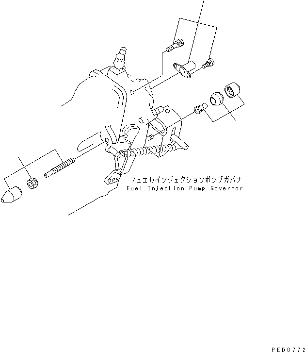 Komatsu parts book diagram for S6D170E-2A-6D S/N 17001-UP: TAMPER PROOF KIT (FOR REGULATION OF EPA)(#17353-17557)