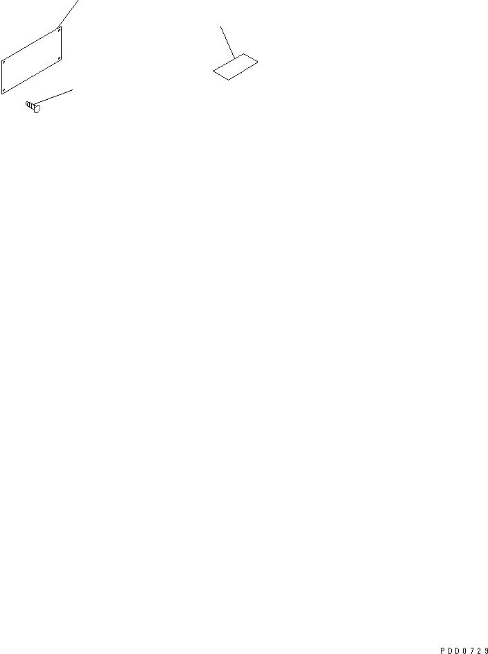 Komatsu parts book diagram for S6D170-1G-6A S/N 10001-UP: NAME PLATE AND CAUTION (ENGLISH)(#15667-)