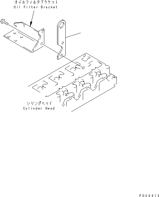 Engines Komatsu / S6D95L-1MM-S S/N 106426-UP(s6d95l1r) / REAR HANGER(#111868-132923)(030030 : A1050-A0B7)