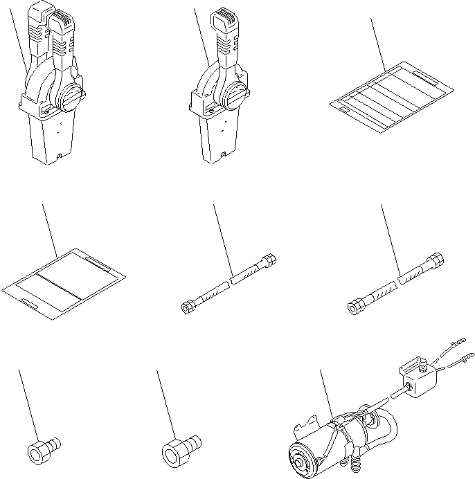 Komatsu parts book diagram for SA12V140-1M S/N 10517-UP: ACCESSORY PARTS