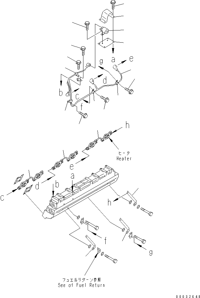 Engines Komatsu / SA12V140-1U-A S/N 10001-UP(sa12v1ic) / HEATER SWITCH (L.H. BANK)(#10357-)(030150 : A1370-A7A3)