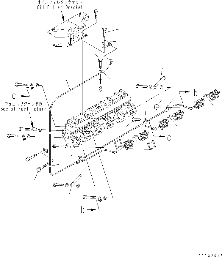 Engines Komatsu / SA12V140-1U-A S/N 10001-UP(sa12v1ic) / HEATER SWITCH (R.H. BANK)(#10357-)(030160 : A1370-B7A3)