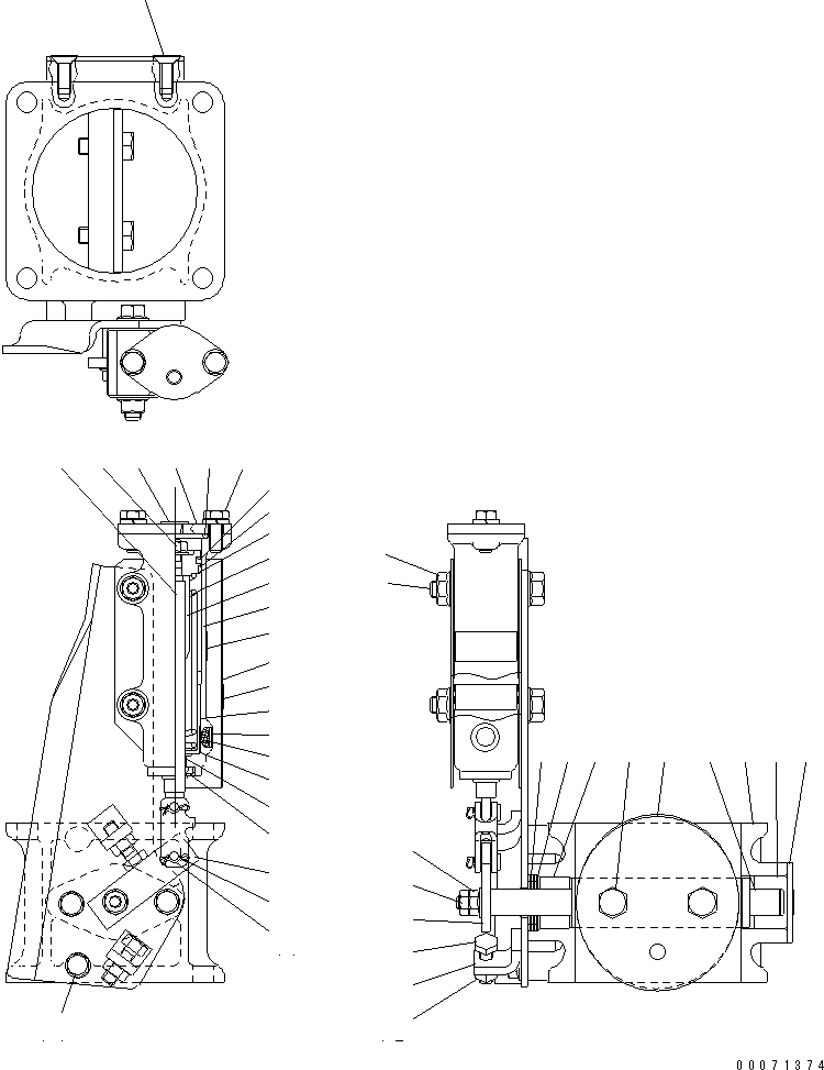 Engines Komatsu / SA12V140-1U-A S/N 10001-UP(sa12v1ic) / EXHAUST BRAKE (INNER PARTS)(#13123-)(030460 : A1650-E7A2)