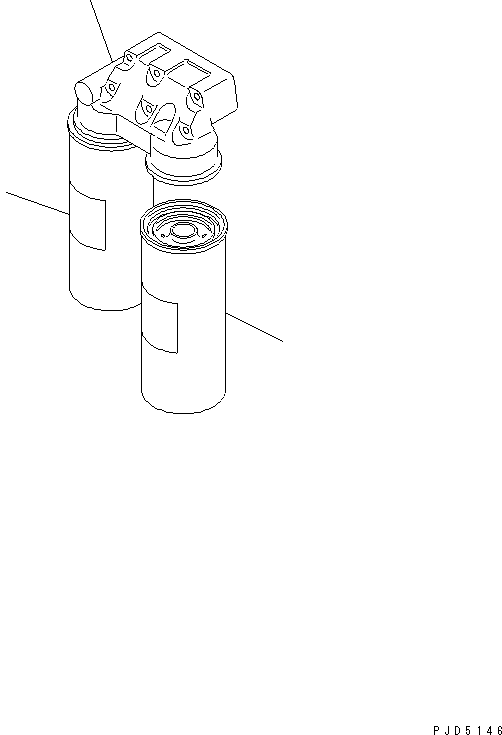 Engines Komatsu / SA12V140-1U-A S/N 10001-UP(sa12v1ic) / BYPASS FILTER(#12364-)(032810 : B9999-A7B8)