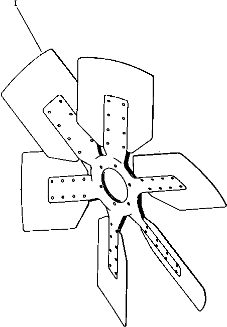 Komatsu parts book diagram for SA12V140-1E-A S/N 10001-UP: COOLING FAN(#10100-12124)