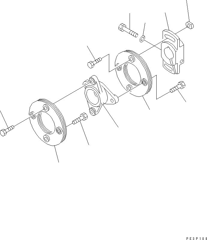 Komatsu parts book diagram for SA12V140-1R-A S/N 10001-UP: FUEL INJECTION PUMP (COUPLING) (L.H.) (INNER PARTS)(#11640-)