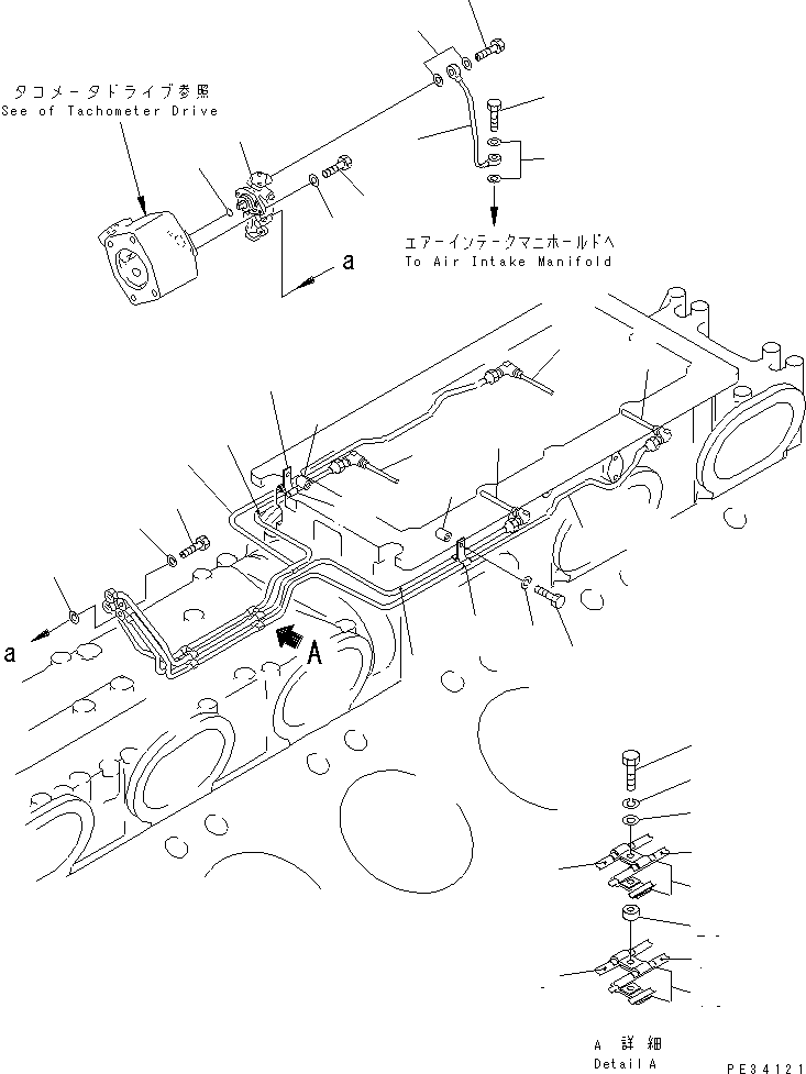 Engines Komatsu / SA12V170-1D-EA S/N 10001-UP(sa12v1rc) / MECHANICAL PUMP AND PIPING(#10097-10130)(031120 : A3270-B8A1)