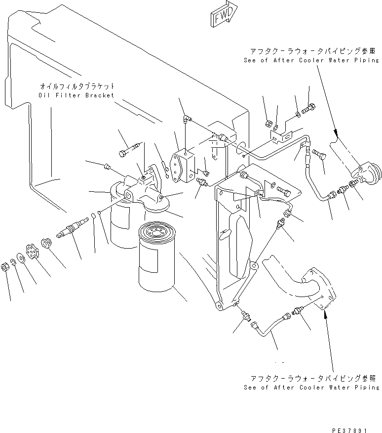 Engines Komatsu / SA12V170-1D-EA S/N 10001-UP(sa12v1rc) / CORROSION RESISTOR(#10024-10158)(031430 : A5210-A8A1)