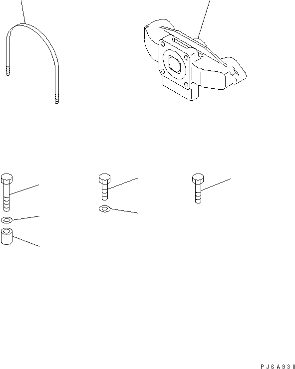 Engines Komatsu / SA12V170-1D-EA S/N 10001-UP(sa12v1rc) / MUFFLER BAND GROUP(#10181-)(031620 : B9999-A2H7A)