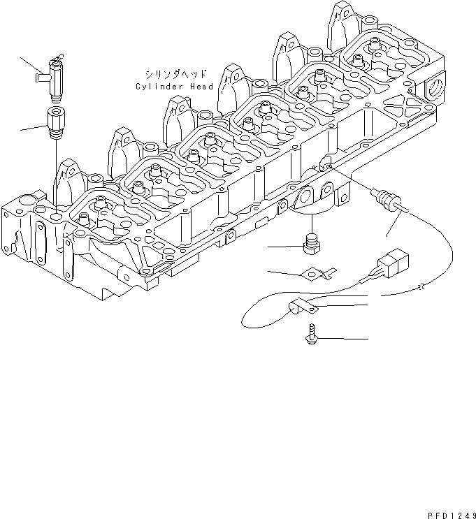 Engines Komatsu / SA6D102E-1C-Z S/N 26200467-UP(sa6d100c) / WATER TEMPERATURE SENSOR(#26201322-)(030020 : A1010-01A1)