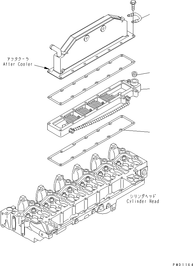 Engines Komatsu / SA6D102E-1C-Z S/N 26200467-UP(sa6d100c) / AIR INTAKE HEATER(030080 : A131R-01A0)