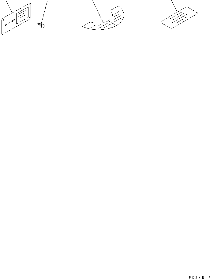 Komatsu parts book diagram for SA6D108E-2A-S7 S/N 19030-UP: NAME PLATE AND CAUTION (JAPANESE-ENGLISH)(#21722-32609)