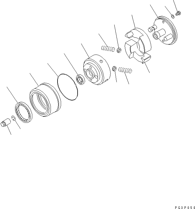 Engines Komatsu / SA6D110-1A S/N 10001-UP(sa6d110r) / FUEL INJECTION PUMP (TIMER)(120110 : 0491)