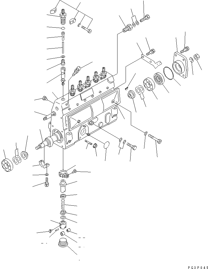 Engines Komatsu / SA6D110-1J S/N 50202-UP(sa6d116c) / FUEL INJECTION PUMP (PUMP)(120080 : 0451)