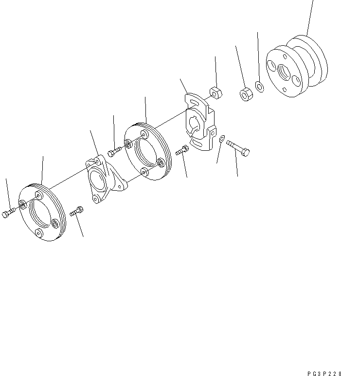 Komatsu parts book diagram for SA6D125E-2A-KU S/N 60721-UP: FUEL INJECTION PUMP (COUPLING) (FOR EC REGULATION) (INNER PARTS)(#77552-87556)
