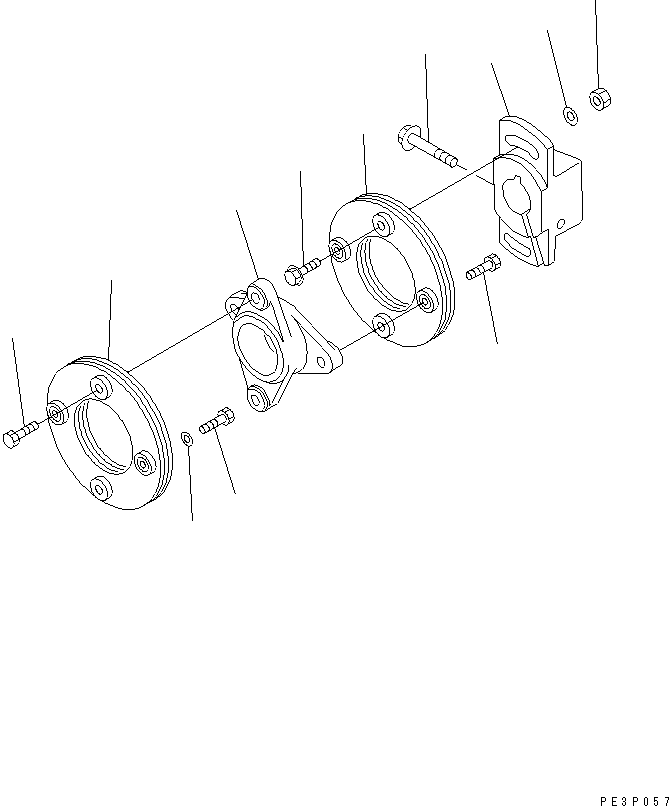 Komatsu parts book diagram for SA6D125-1T S/N 31492-UP: FUEL INJECTION PUMP (COUPLING)