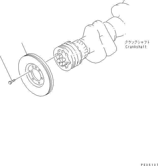 Engines Komatsu / SA6D125E-2A-57 S/N 60721-UP(sa6d12jc) / DAMPER(030370 : A2330-A3B9)