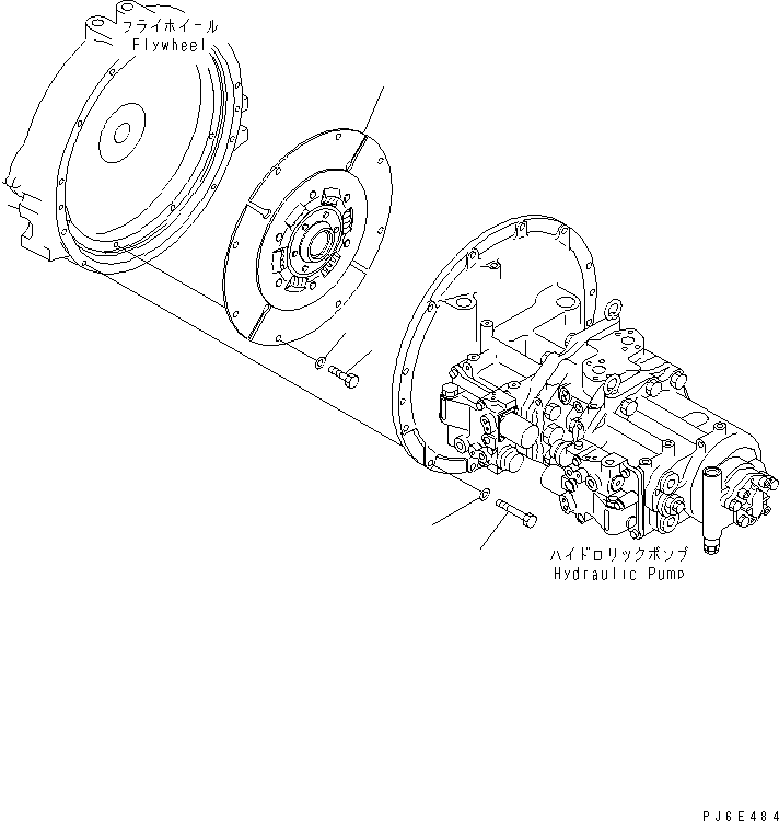 Engines Komatsu / SA6D125E-2A-57 S/N 60721-UP(sa6d12jc) / DAMPER DISK(#86587-)(030950 : A9999-A3A1)