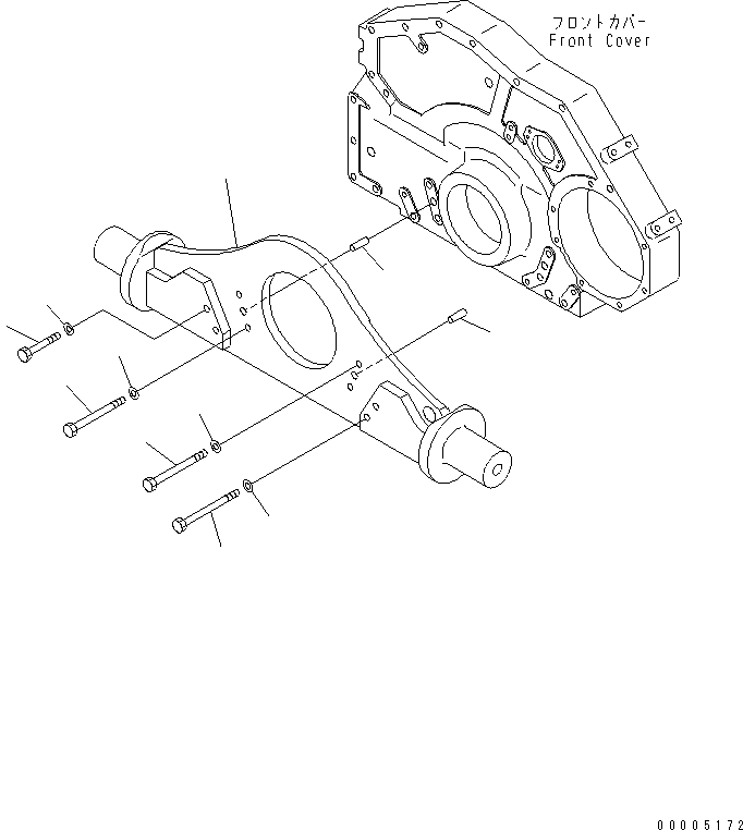 Engines Komatsu / SA6D125E-3C-7T S/N 310001-UP(sa6d12qc) / ENGINE MOUNTING(#311306-)(030260 : A2250-A3G9)