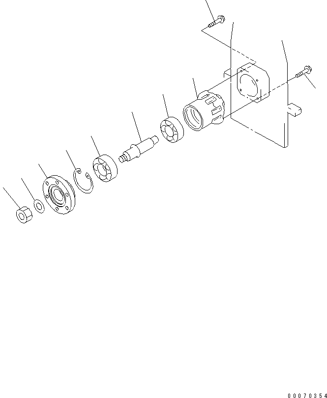 Engines Komatsu / SA6D125E-3C-7T S/N 310001-UP(sa6d12qc) / FAN DRIVE (CHINA TRIMMING SPEC.)(#320580-)(030560 : A5060-A3K3)