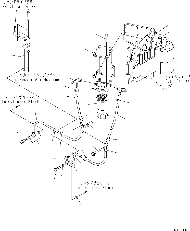 Engines Komatsu / SA6D125E-3C-7T S/N 310001-UP(sa6d12qc) / CORROSION RESISTOR(#310314-)(030590 : A5210-A3F1)