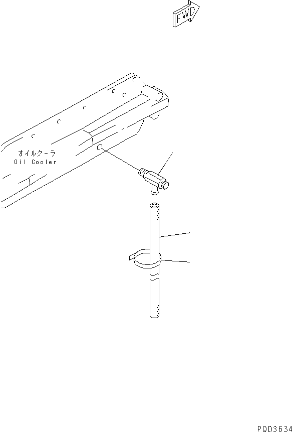 Komatsu parts book diagram for SA6D125E-2C-S7 S/N 60721-UP: WATER DRAIN VALVE(#61589-)