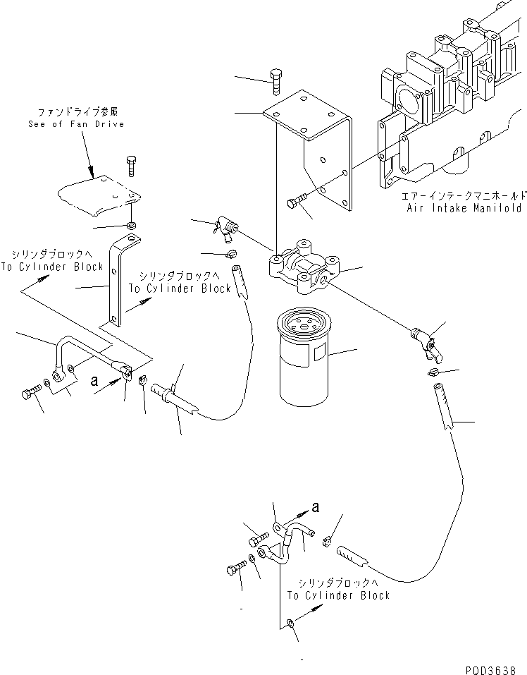 Komatsu parts book diagram for SA6D125E-2C-S7 S/N 60721-UP: CORROSION RESISTOR(#61589-)