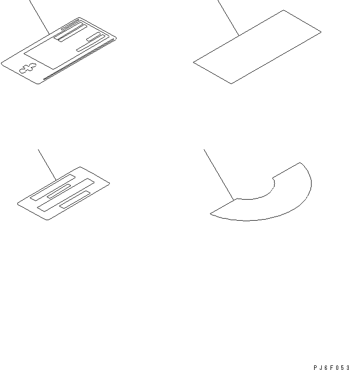Komatsu parts book diagram for SA6D125E-2C-S7 S/N 60721-UP: NAME PLATE AND CAUTION (JAPANESE-ENGLISH)(#64204-81314)