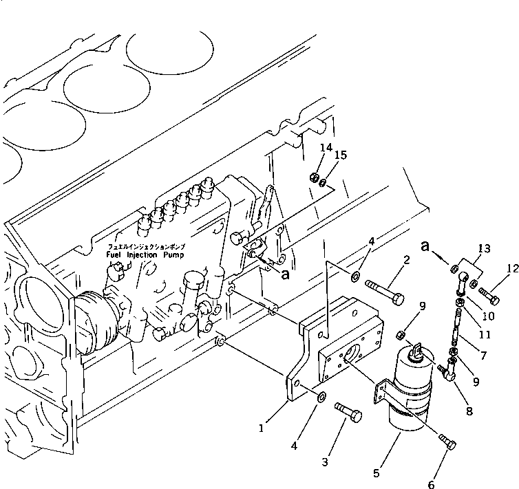 Engines Komatsu / SA6D140-A-1T S/N 12599-UP(sa6d146r) / SOLENOID AND MOUNTING(120020 : 0405)
