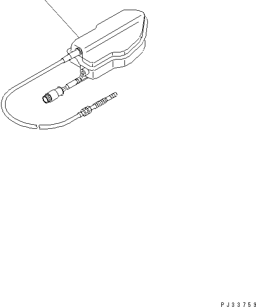 Komatsu parts book diagram for SA6D140-1E S/N 10428-UP: ENGINE STOP MOTOR