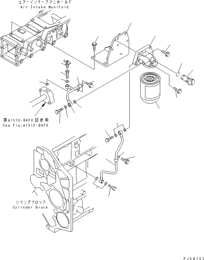 Komatsu parts book diagram for SA6D140E-3C-7 S/N 110001-UP: CORROSION RESISTOR