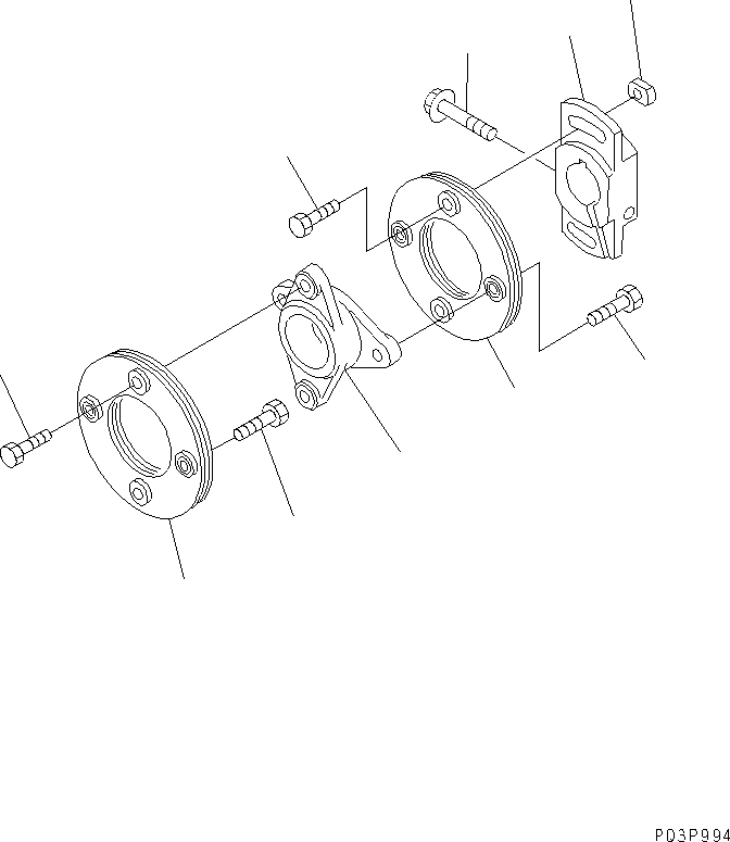 Engines Komatsu / SA6D140E-2A-7 S/N 22537-UP(sa6d14tc) / FUEL INJECTION PUMP (COUPLING) (HIGH ALTITUDE SPEC.) (INNER PARTS)(#23399-)(030910 : A4010-F4G9)