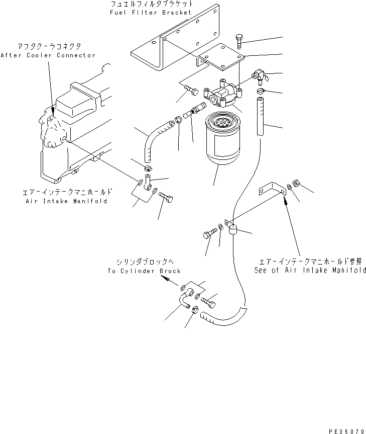 Komatsu parts book diagram for SA6D140E-2B-7 S/N 22537-UP: CORROSION RESISTOR