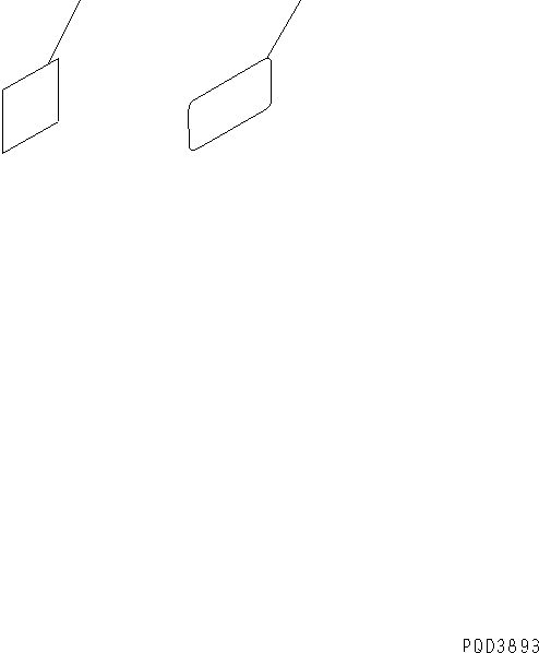Komatsu parts book diagram for SA6D140E-2B-7 S/N 22537-UP: SERVICE PARTS (AIR CLEANER CAUTION PLATE AND EXHAUSTED GAS CONTROL DATA PLATE)(#28116-)