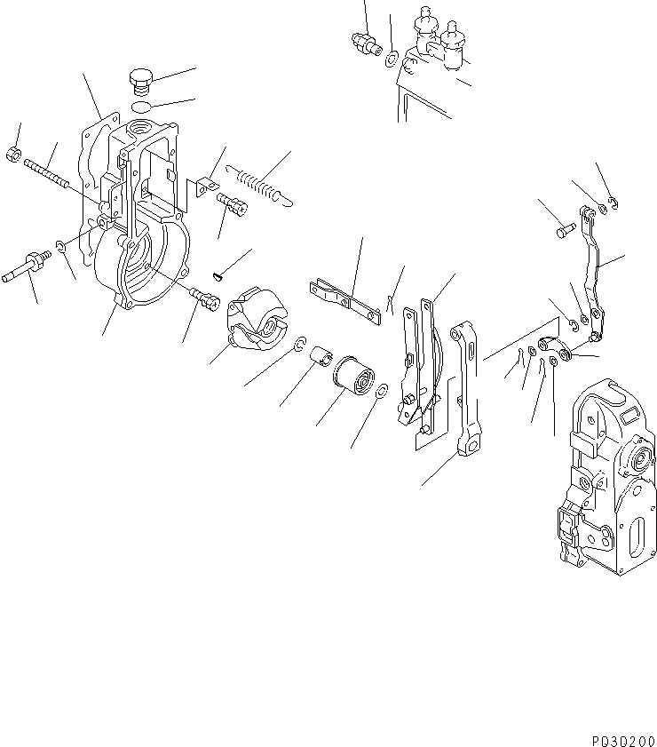 Engines Komatsu / SA6D140-2C-G S/N 22537-UP(sa6d14yc) / FUEL INJECTION PUMP (GOVERNOR) (1/2) (INNER PARTS)(#25748-29874)(030920 : A4010-D4H7)