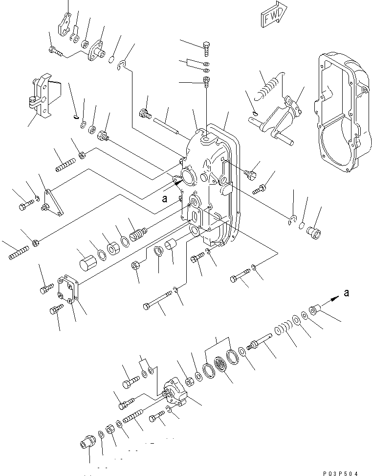 Engines Komatsu / SA6D170-A-1Q S/N 13144-UP(sa6d17cc) / FUEL INJECTION PUMP (GOVERNOR) (2/2)(120110 : 0462)