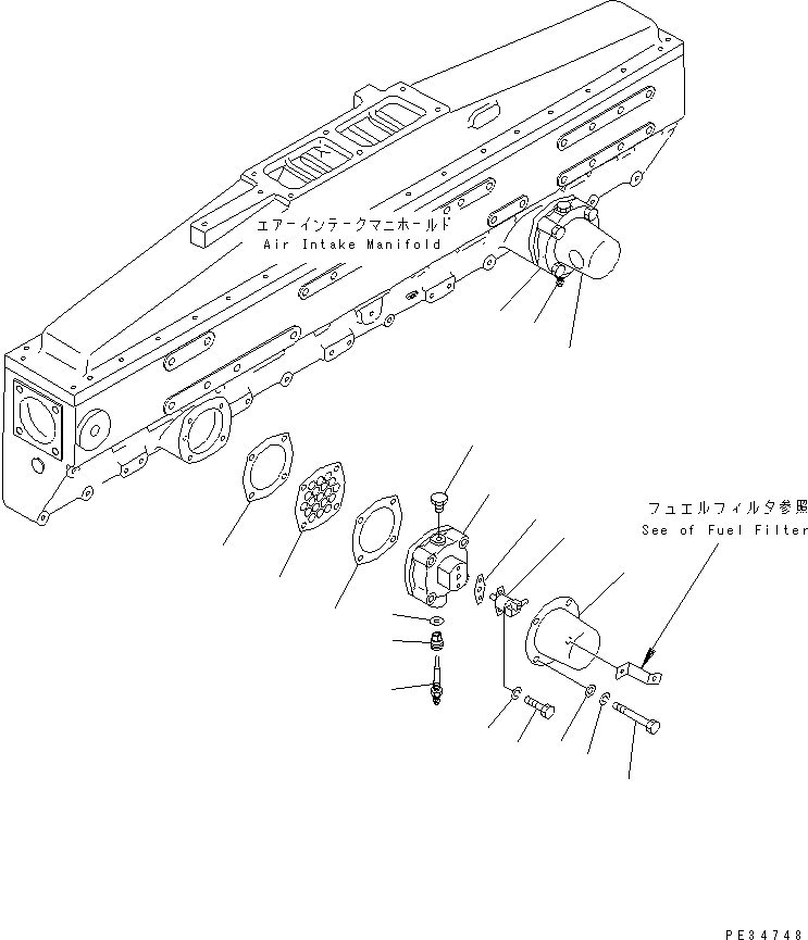 Engines Komatsu / SA6D170E-2C S/N 17353-UP(sa6d17dc) / AUTO PRIMMING SYSTEM (1/2)(#18669-20106)(030770 : A4410-A6C6)