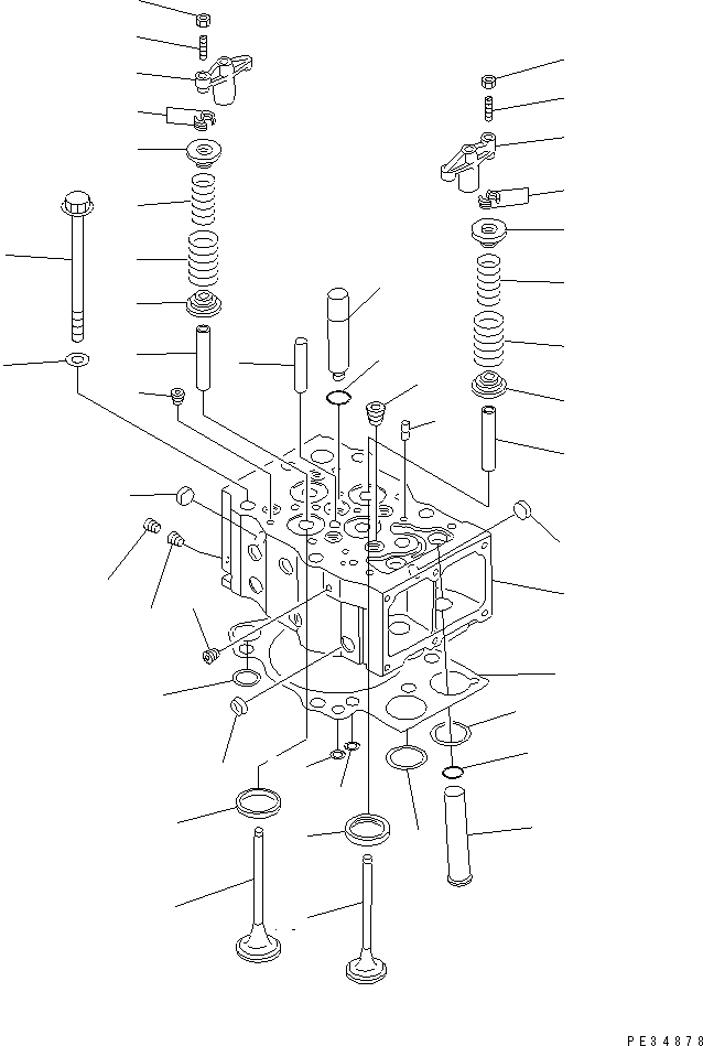 Engines Komatsu / SA6D170-B-1F-SP S/N 11763-UP(sa6d17fr) / CYLINDER HEAD(#14991-)(030010 : 0101A)